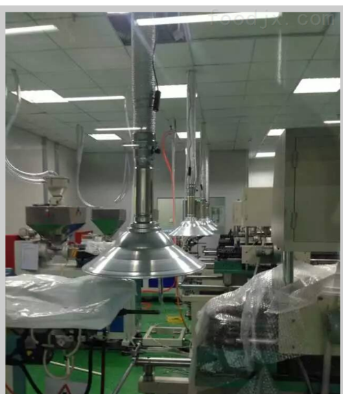 食品通用设备专题 皮带输送机与局部伸缩排风罩在食品生产中的配套应用